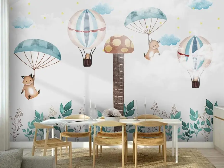 Пользовательские фото обои CJSIR ручная роспись детская комната воздушный шар