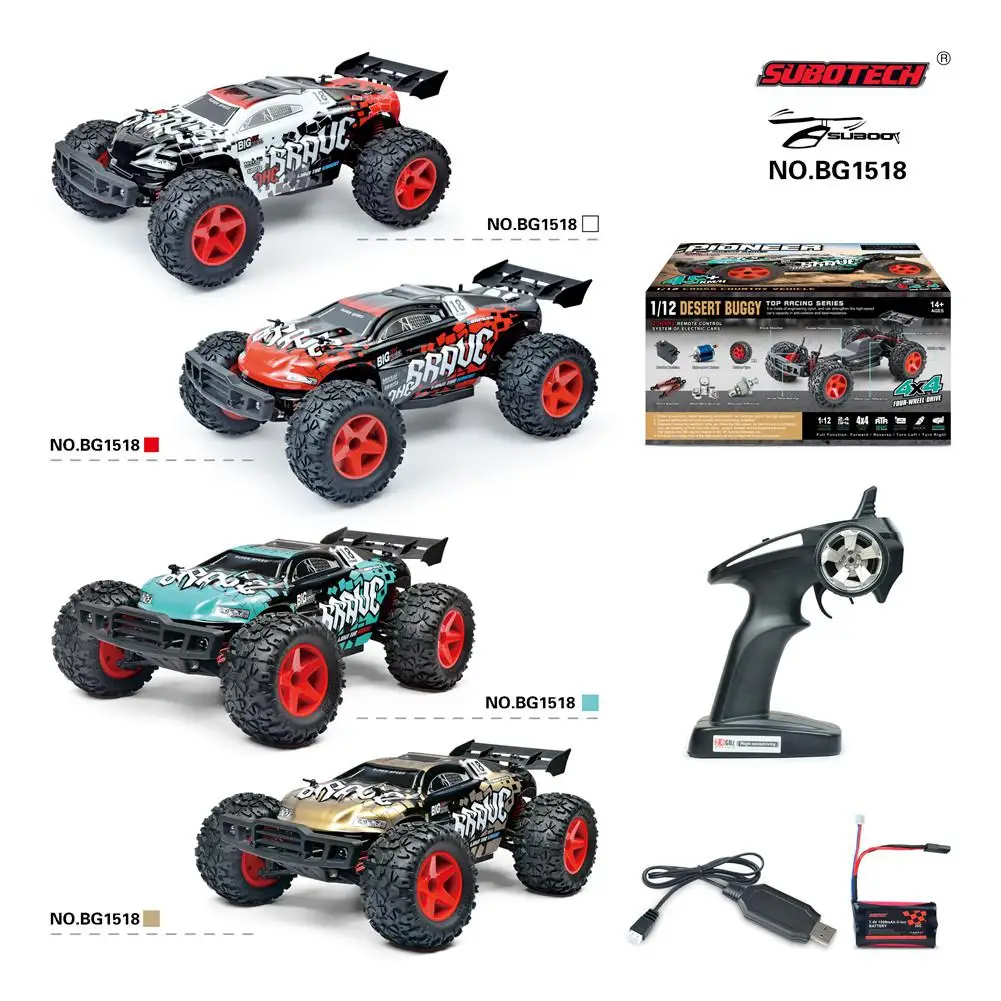 LeadingStar SUBOTECH BG1518 1/12 2 4G 4WD высокая скорость 35 км/ч внедорожник частично