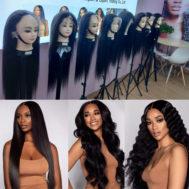 

34 36 38 40 Inches Straight 13x4 Lace Front Wigs Long Silkswan Brazilian Remy Preplucked Human Hair Wig Baby Hair 150% 250%