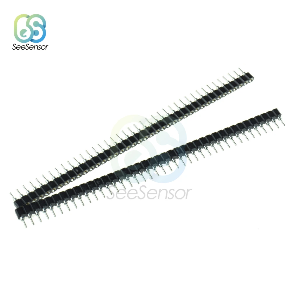 10pcs 2.54mm Pitch Round Female Pin Header Single Row 40Pin 1x40P Connector Socket | Обустройство дома