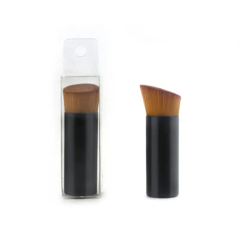 

1PC Mini oblique foundation liquify brush Flat Oblique Head Liquid Foundation Blending Beauty Powder Makeup Brush Tool Maquiagem