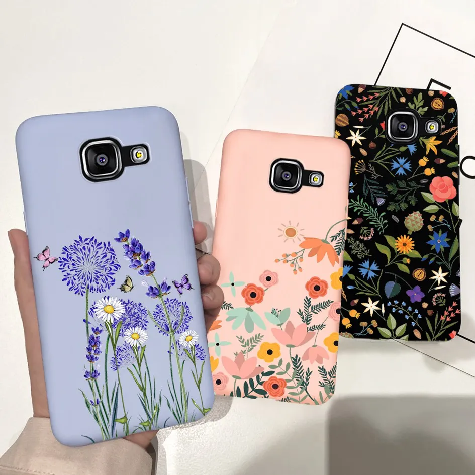 Милый чехол Love Heart для Samsung Galaxy A5 2016 тонкий матовый мягкий бампер 2017 | Мобильные