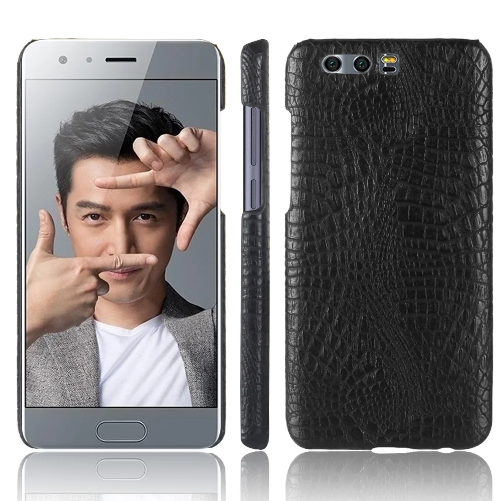 UPaitou для huawei Honor 9 чехол Роскошный крокодиловый принт кожаный s задняя крышка