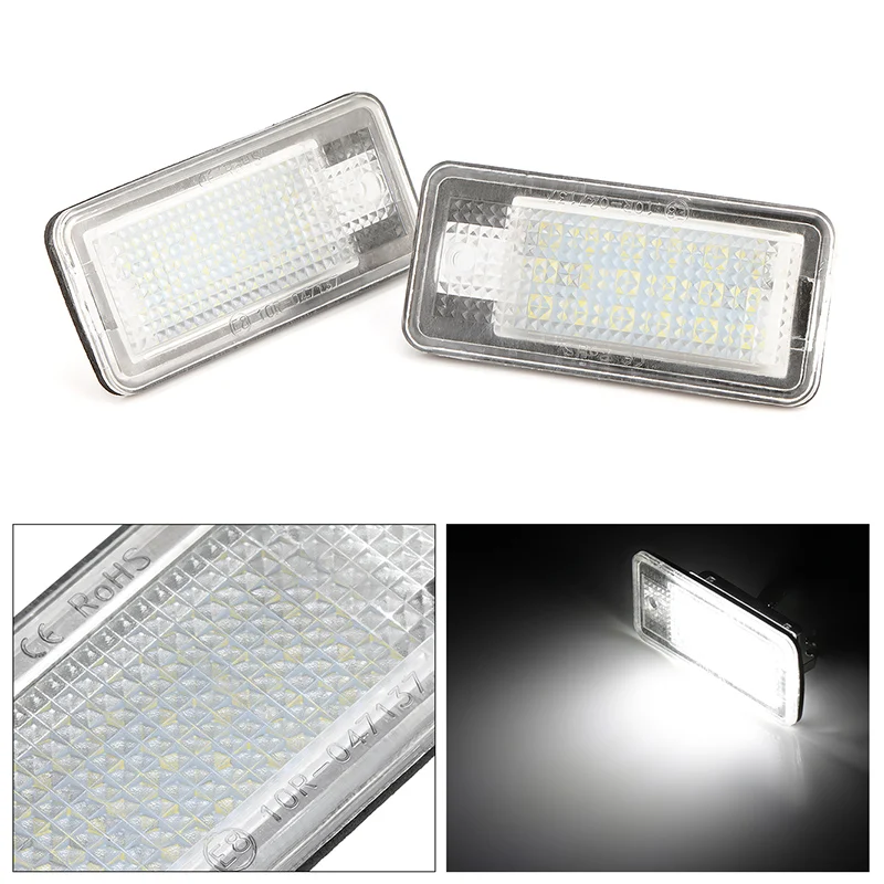 Светодиодная лампа для подсветки номерного знака 18 светодиодов Audi A3 S3 A4 S4 B6 A6 S6 A8 S8