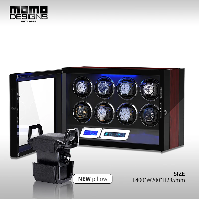 Новинка устройство для намотки часов 8 автоматических деревянная вертикальная