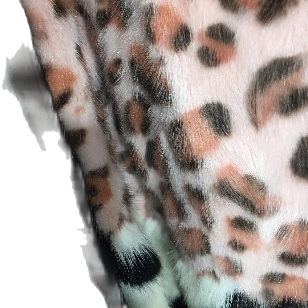 2021 модная женская зимняя длинная куртка Mhnkro с розовым леопардовым рисунком |