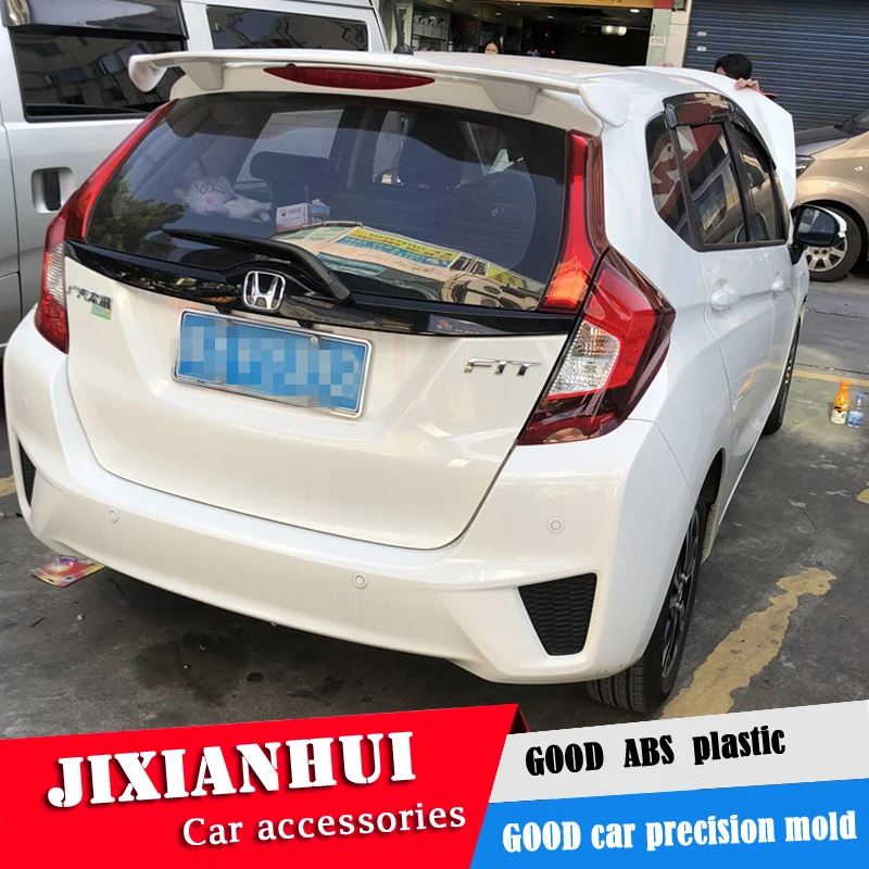 Спойлер для Fit 2014 2017 Honda Jazz WXk спойлер из АБС пластика цветной задний крыла