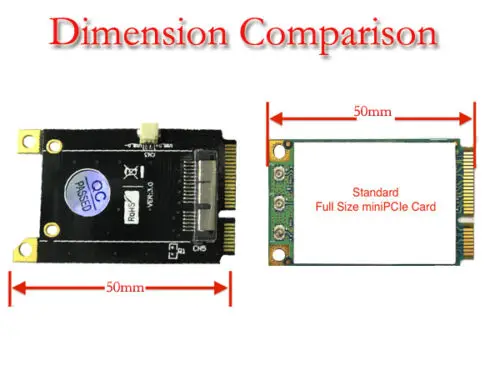 Модуль обновления Plug And Play стабильный с кабелями Mini PCI-E Простая установка планшет