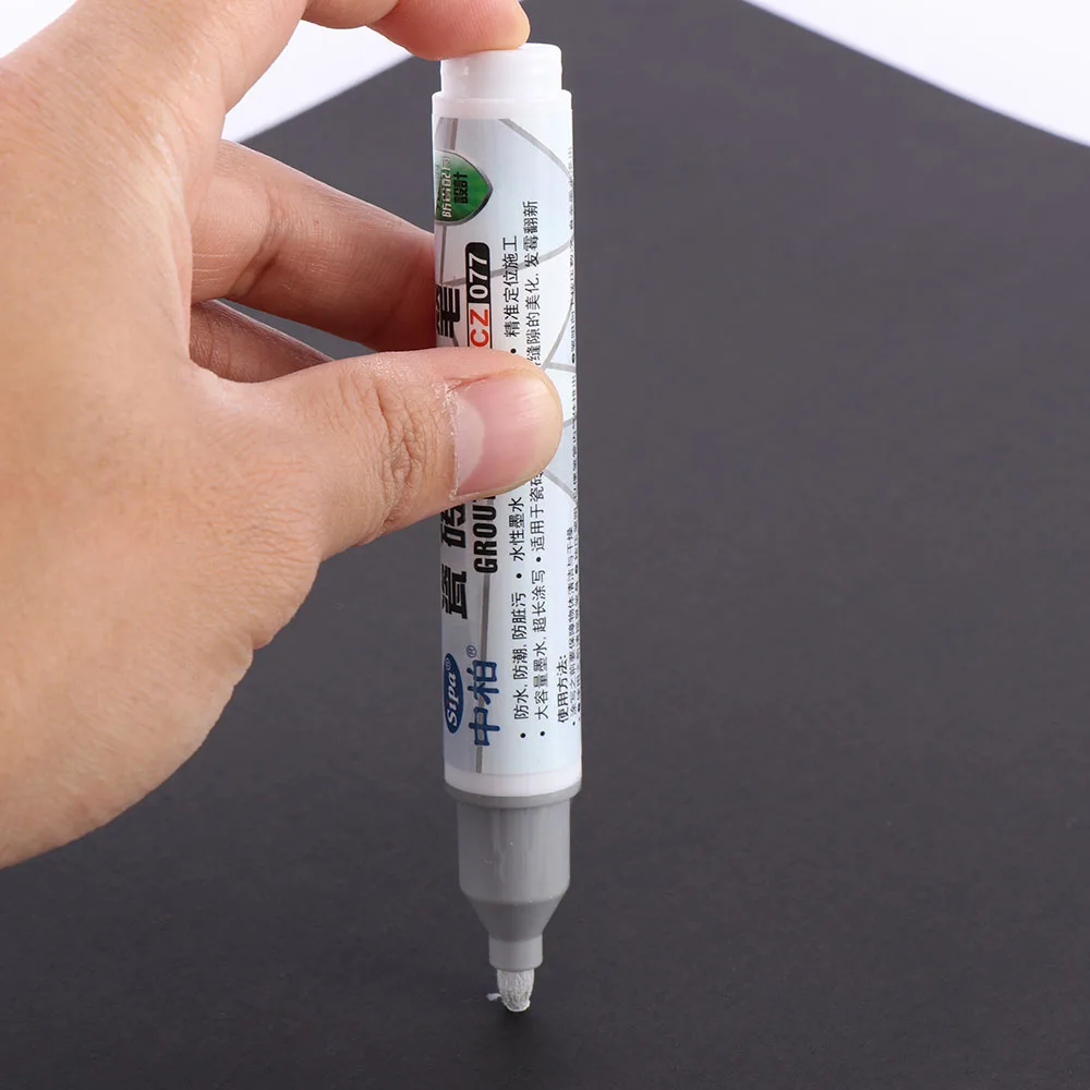 Водостойкий маркер для гриля белая и серая плитка ванной кухни | Обустройство