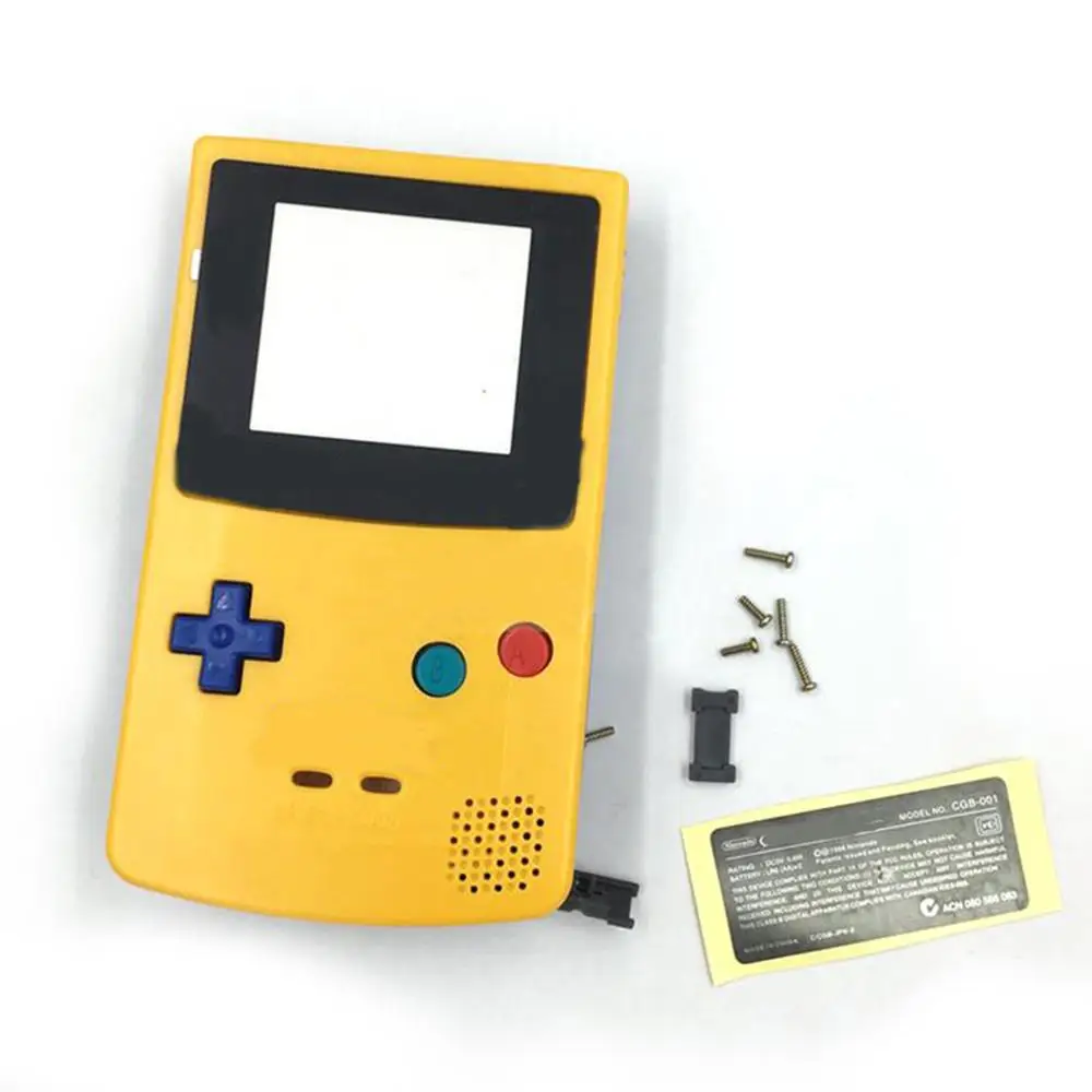 Защитный чехол с полным покрытием корпуса для Nintendo Game Boy Color GBC Pikachu Pokemon консоль