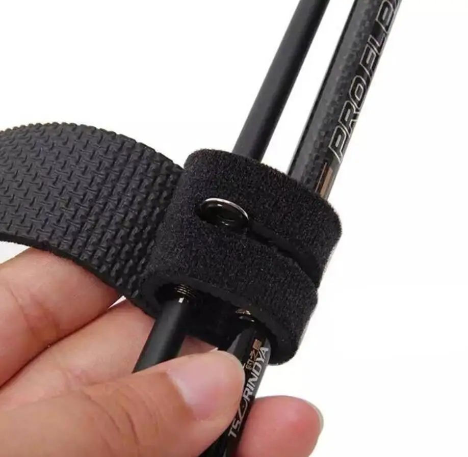 1 Pcs New Fishing Tools Rod Tie Strap Belt Tackle Elastic Wrap Band Pole Holder Accessories Diving Materials Non-slip Firm | Спорт и