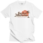 Jackie Treehorn Productions Футболка Большой Lebowski хлопок короткий рукав повседневные футболки круглый вырез для мужчин Винтажный стиль футболки