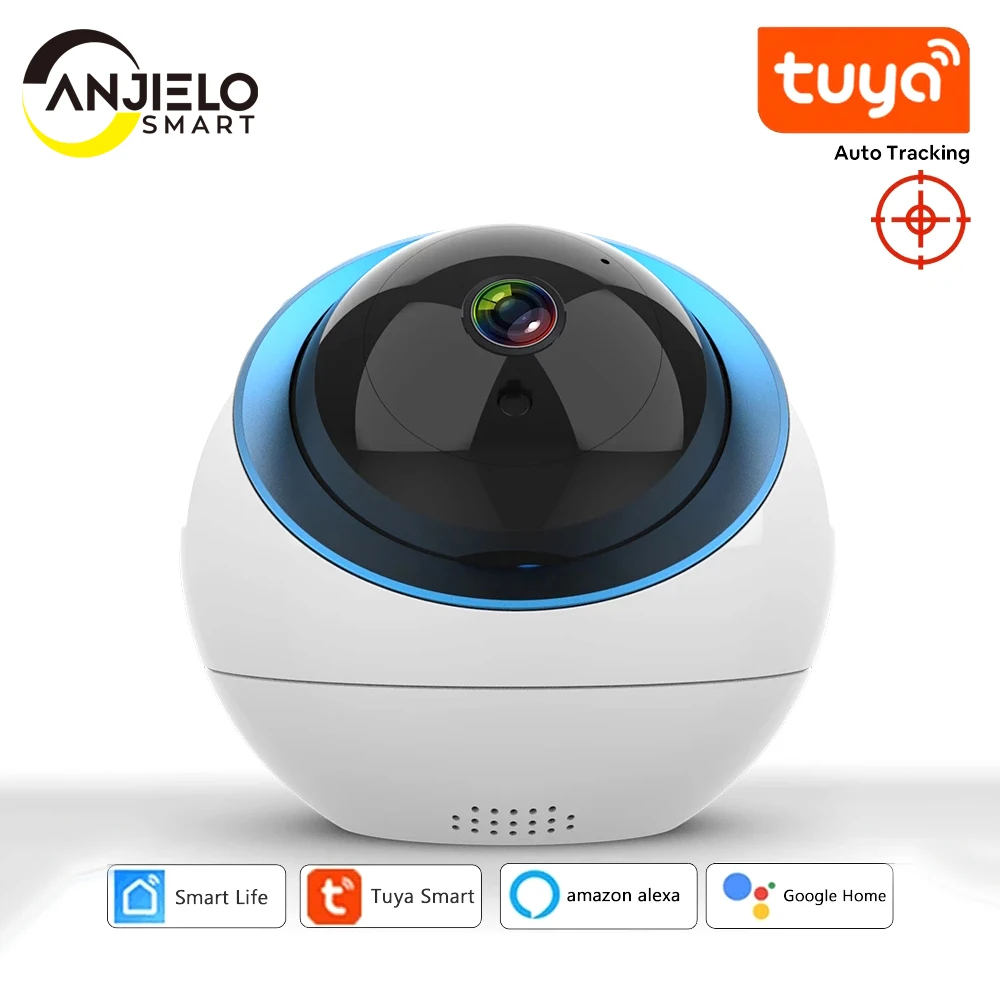 

Tuya Smart Life 1080P IP Camera 2MP Wireless WiFi Security Surveillance CCTV Camera Baby Moniter Google home Assistant Alexa