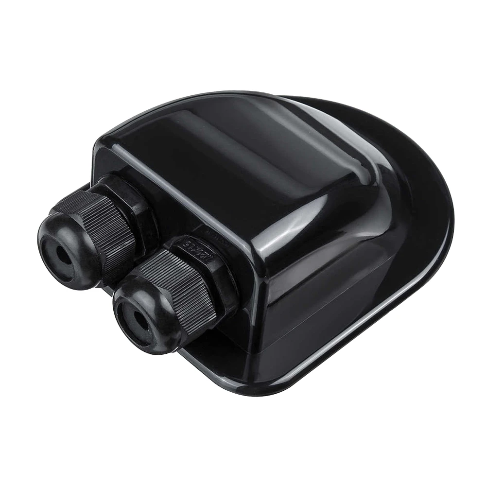 

Double Wire Entry Gland Box Double Hole Solar Panel Roof Wire Entry Gland Box for RV Yacht Car Accessories