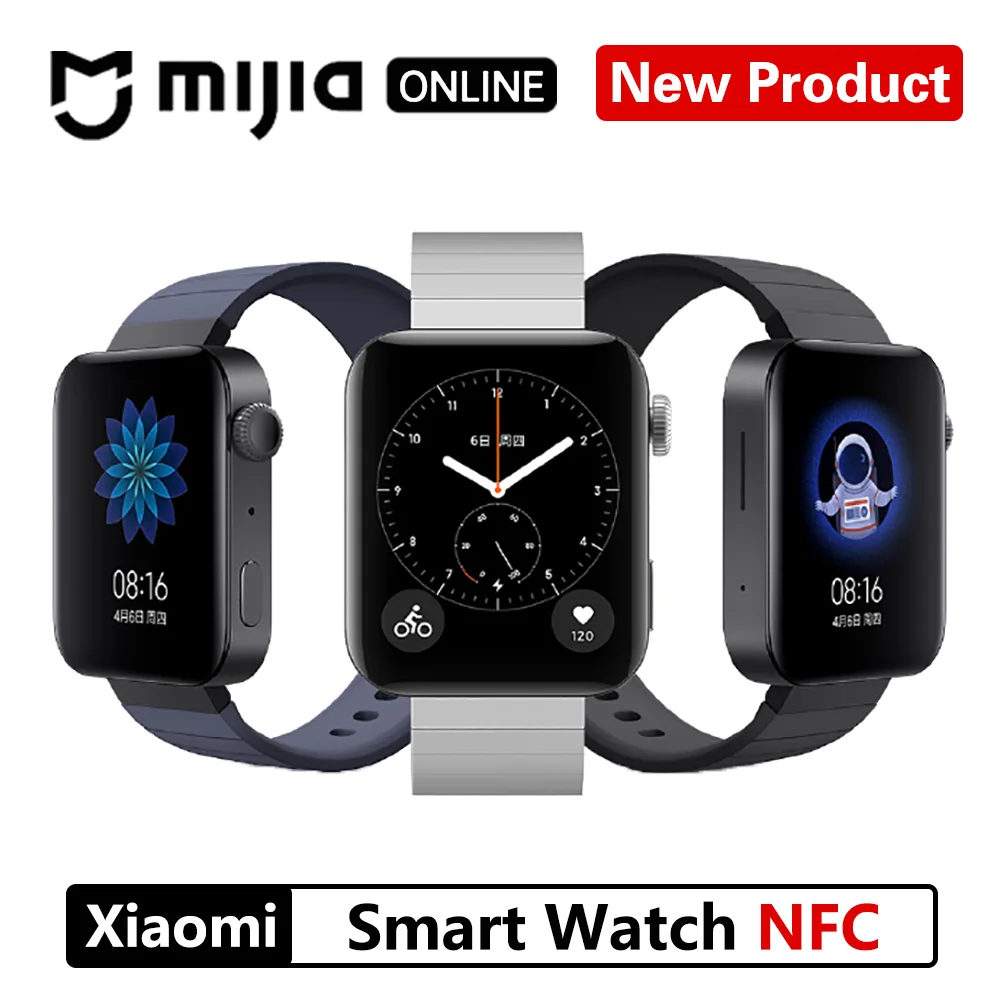 Xiaomi Mi Смарт-часы gps NFC wifi ESIM PhoneCall браслет Android наручные часы Спорт Bluetooth фитнес монитор сердечного ритма трекер