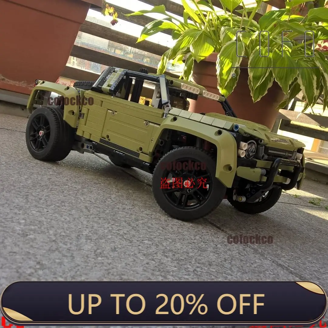 

Мпц 93018 высокотехнологичной серии Land автомобиль внедорожный модель дорожного транспортного средства конструкторных блоков, Детские кубик...