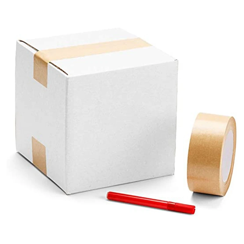 

20 Piece Set LLetter Box Corrugated Carton White Corrugated Carton 15cm Universal Packaging Buckle Bottom Storage Carton