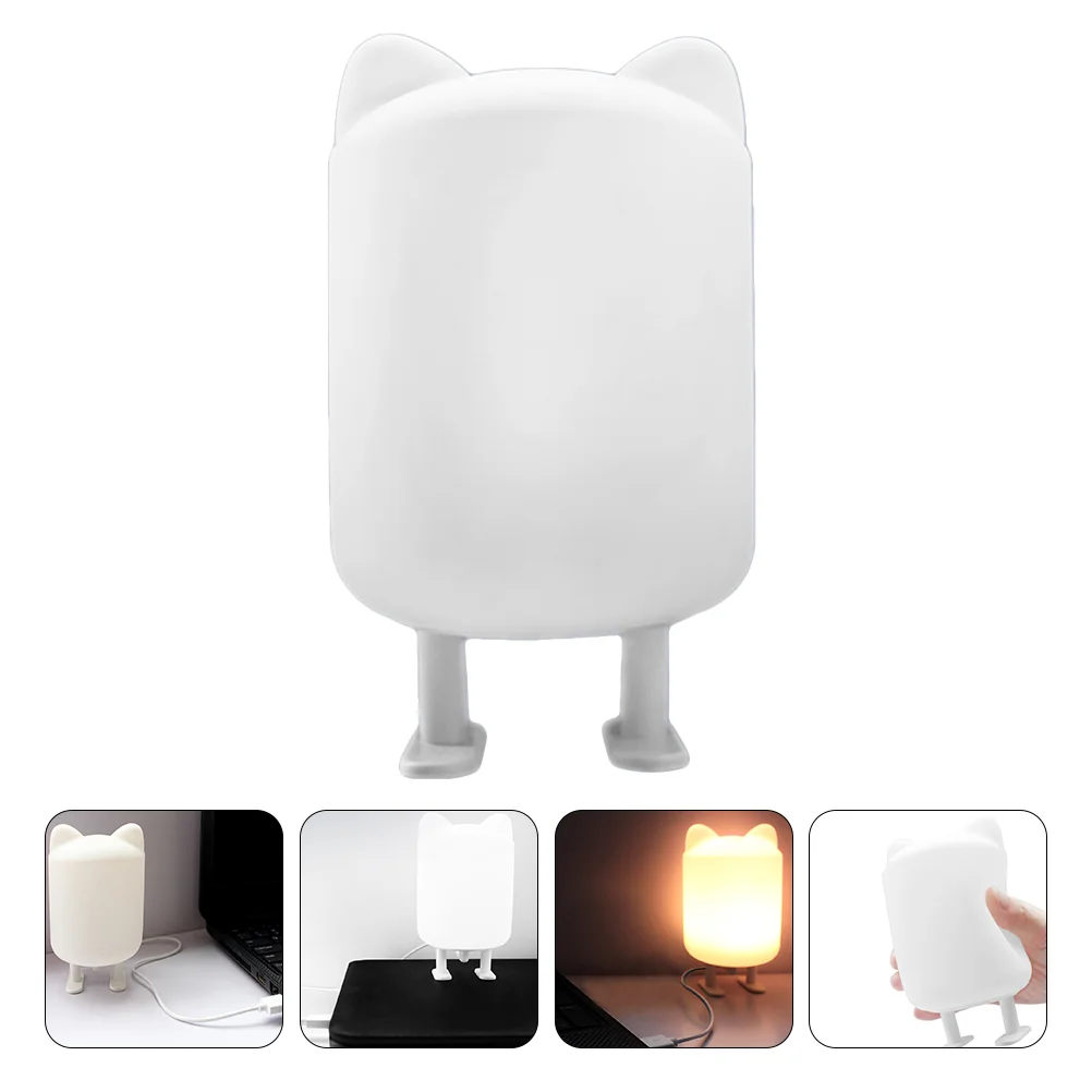 

1 шт., креативсветильник ночсветильник с USB-зарядкой, силиконовая лампа, мини-ночсветильник