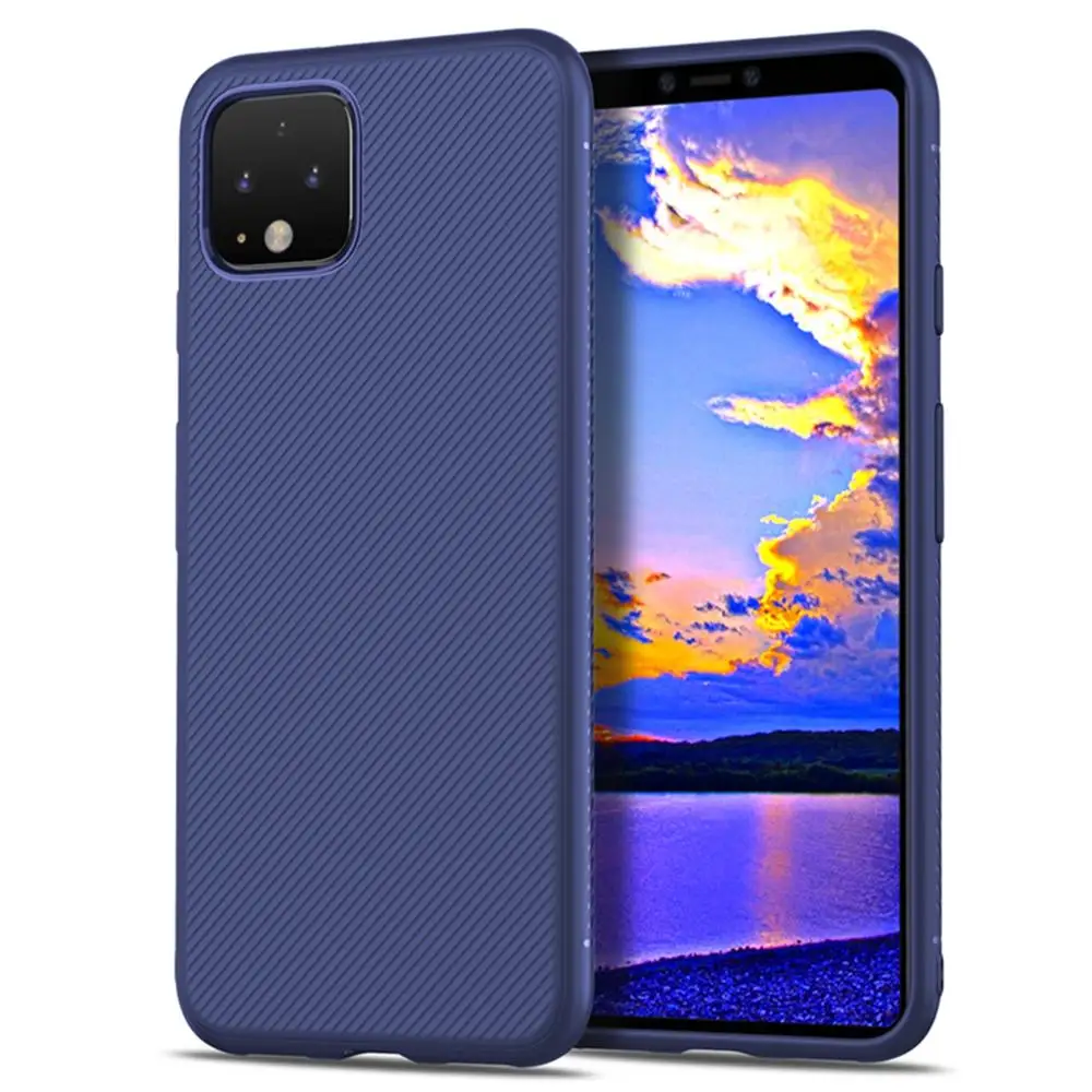 For Google Pixel 4 XL Case Soft Silicone Shockproof Rugged Matte Textured Slim TPU Cover Pixel4 4A Armor | Мобильные телефоны и