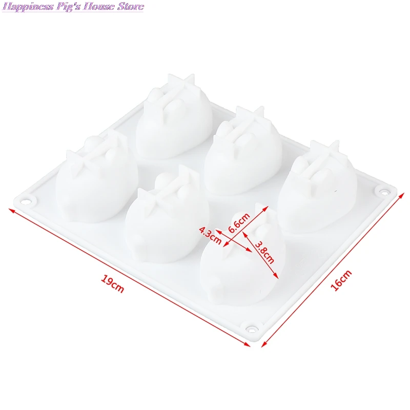 

Silicone Molds For Baking Dessert Mousse New Cake Decorating Moulds Silicone 3D Bunny Rabbit Cake Molds 1pcs