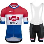 Alpecin FENIX мужские комплекты велосипедных Джерси Одежда для триатлона нагрудники шорты быстросохнущая велосипедная форма велосипедная одежда костюмы Ropa Ciclismo