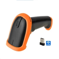 bluetooth compatible 1d2d barcode reader and qr pdf 2 4g wirelesswired handheld barcode scanner usb support mobile phone ipad