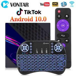 h96 mini v8 smart tv box android 10 2gb ram 16gb rom support 1080p 4k google play youtube h96mini smart android tvmedia player free global shipping