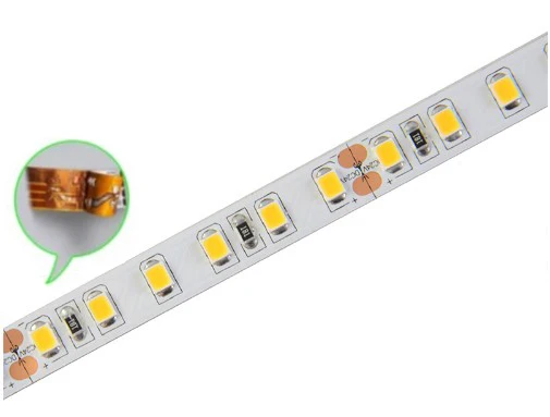 Гарантия 3 года Светодиодная лента CRI 90 + Ra 12 В 2835 теплый белый свет 120 светодиодов