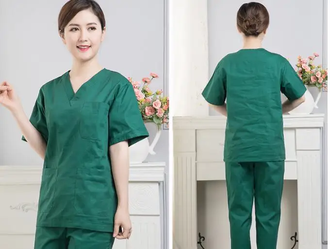 Медицинская Униформа унисекс для медсестры топ и рубашка индивидуальный стиль |