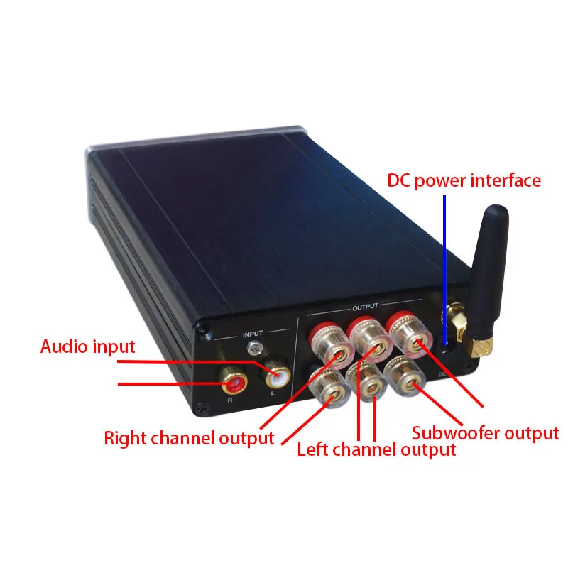 Цифровой аудио усилитель Bluetooth 4 0 BA10C TPA5613 2 1 канала цифровой сабвуфер выход G2-011 |
