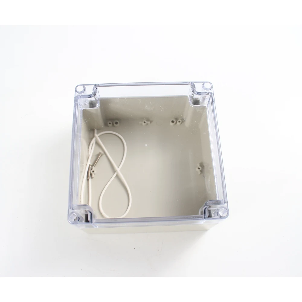 160x160x90mm Waterproof Plastic Junction Box Transparent Clear Electrical Project Case ABS IP65 Outdoor Enclosure 160*160*90mm |