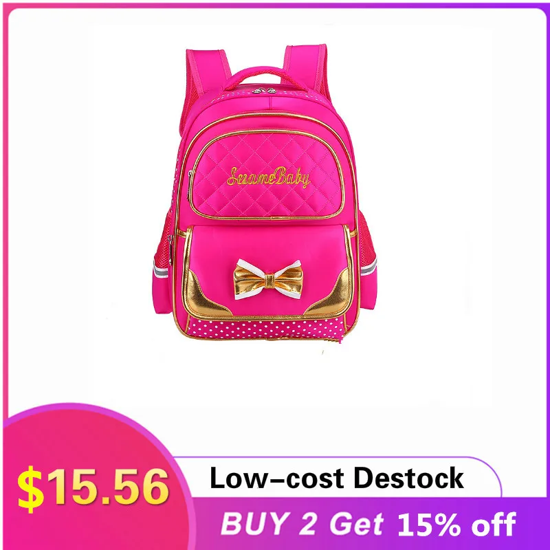 

Waterproof Children School Bags for Girls Princess School Backpack Kids Printing Backpacks Schoolbag kid mochila infantil