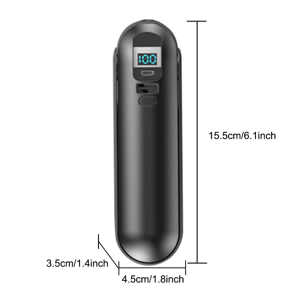

F7 TWS Wireless earphones Bluetooth Headset Fashionable handheld fan LED Power charging with flashlight touch sports earphones