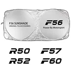 Солнцезащитные козырьки для лобового стекла автомобиля Mini John Cooper, Countryman, Clubman, Cooper ERS, R55, R56, F54, F56, R59, F57, R60, R61, R50, R52, F60