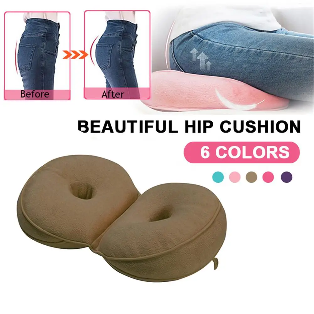 Пена памяти плюшевая Массажная подушка для сиденья Бедра пуш ап Йога