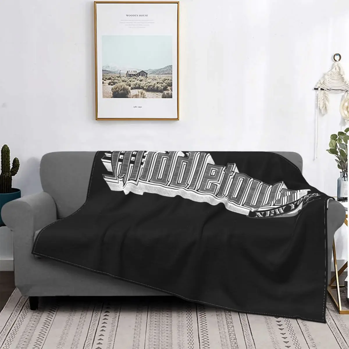 

Manta Vintage Middletown Ny, colcha a cuadros para cama, sofá cama, manta de verano, a cuadros y fundas