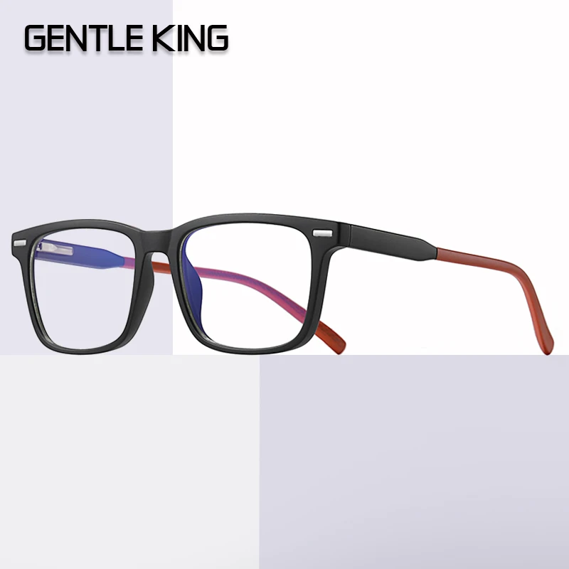 

GENTLE KING Anti Blue Ray Light Blocking Glasses Men Women UV400 Vintage Glasses For Computer Unisex Round TR90 Optical Frame