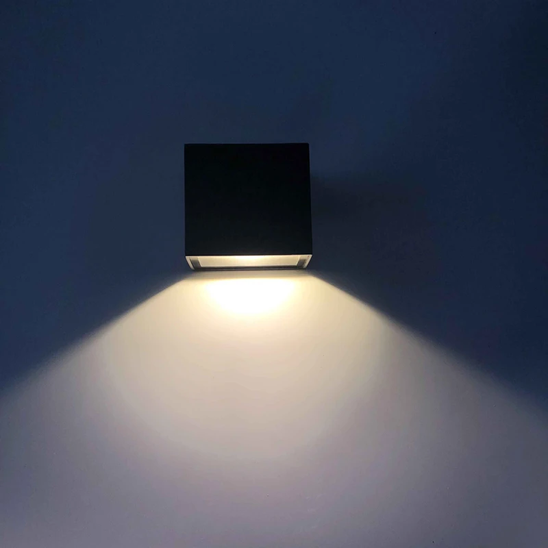 Уличная Водонепроницаемая настенная лампа QLTEG уличные серые светодиодный ные