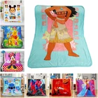 Мягкие одеяла для девочек и мальчиков, 100x140 см