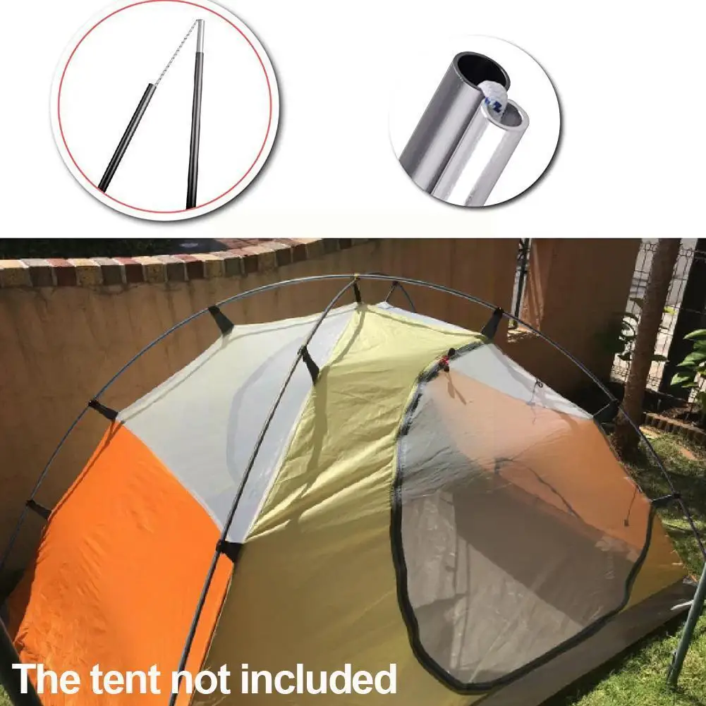 

Outdoor Tent Pole Camping Tent Equipment Canopy Tarp Rods Tent Poles Frames Frame Supporting Accessories Awning S5d9