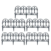 5pcs garden fence inserted plastic garden fence garden border edging garden decoration wedding decorative fence