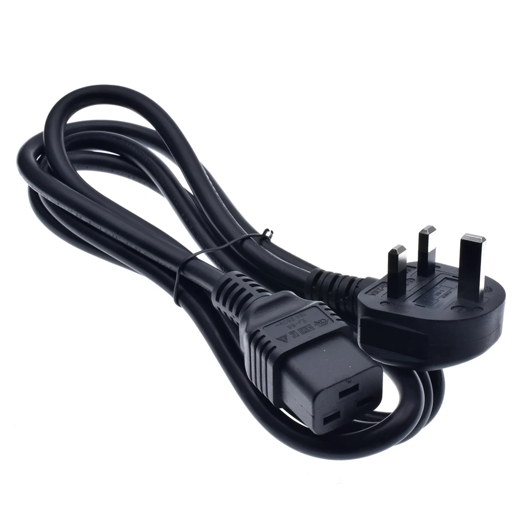 Удлинительный кабель для корпуса PDU UK C19 Великобритания Индия 3Pin МЭК 320 16А 250 В 3*1 5