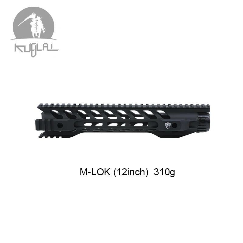 12 inch M-Lok Black Охотничий Тактический страйкбольный гелевый бластер M4 Handguard 12 14 дюймов бесплатно поплавок Quad Rail Picatinny M-lok Keymod монтажные аксессуары - Цвет: 12 inch M-Lok Black