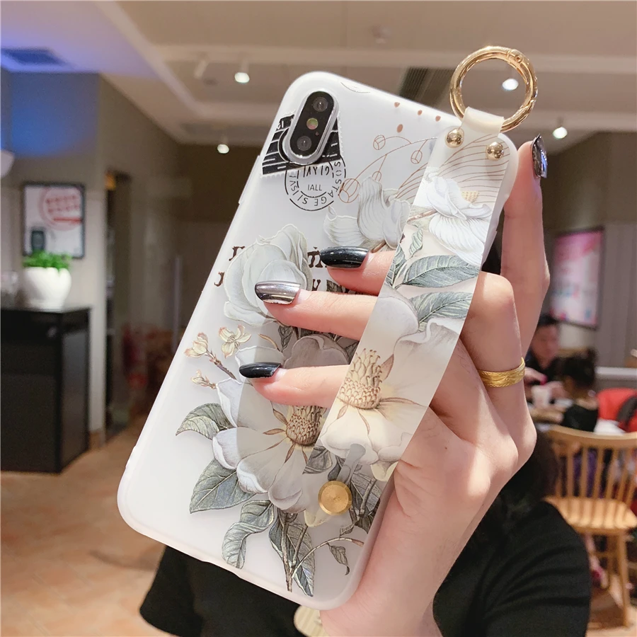 12 мини-чехол на запястье для Iphone 11 Pro XS Max X XR 8 7 6S Plus SE 2020 прозрачный мягкий чехол из