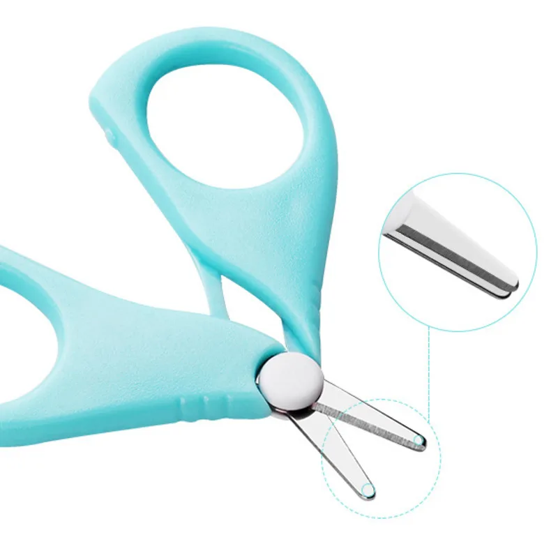 

Safety Nail Clippers Scissors Cutter For Newborn Baby Convenient Daily Baby Nail Shell Shear Manicure Tool Baby Nail Scissors