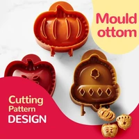 fall hand pie molds mini pocket pie molds apple pumpkin acorn shape pie dough press molds for halloween dessert baking tool