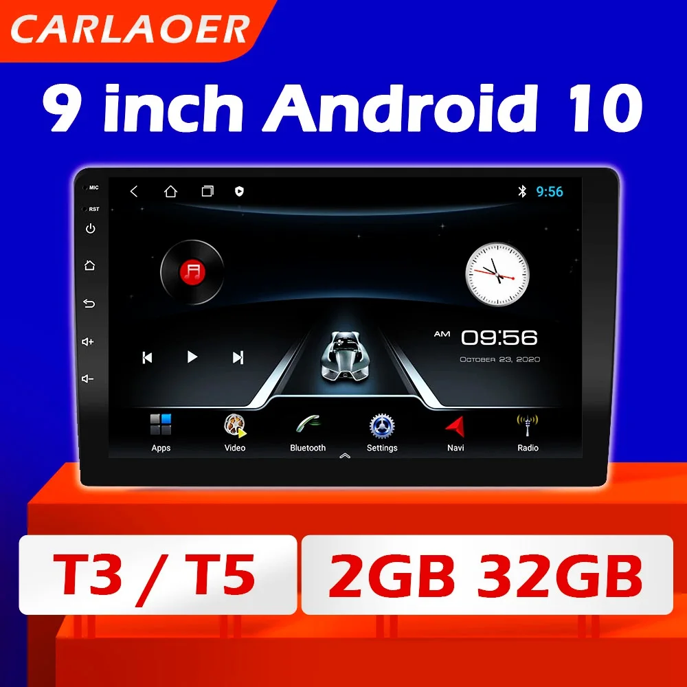2DIN 9 inch Android 10.0 Car Radio Multimedia Video Player GPS Navigation For Toyota NISSAN Hyundai Kia Lada VW HONDA Suzuki | Автомобили