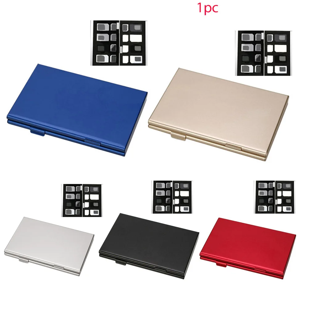

Accessories Needle Storage Case Phone Card Practical Micro Sim Aluminium Alloy Box Memory Card Protector For IphoneXR Xs Max