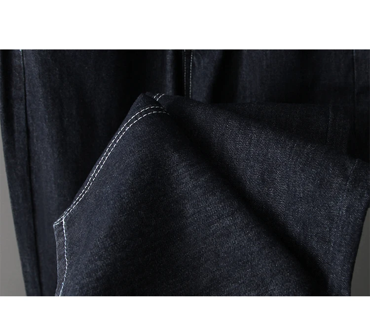 

Autumn Winter Korean Casual Straight All-match Trousers Vintage Loose Straight Jeans High Street Fashion Wide Leg Denim Pants