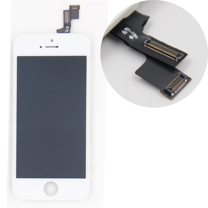 Класс AAAA+++ ЖК-дисплей для iPhone 5 5G 5S 5C SE кодирующий преобразователь сенсорного экрана в сборе. Без битых пикселей+ с подарками